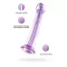 Фиолетовый фаллоимитатор Jelly Dildo M - 18 см фиолетовый 
