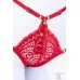 Очаровательные кружевные трусики-панти черный L-XL