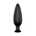 Черная анальная пробка №07 Self Penetrating Butt Plug - 12 см черный 