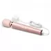 Проводной жезловый вибромассажер Le Wand Powerful Plug-In Vibrating Massger - 34 см пудровый 