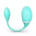 Мятный вакуумный вибростимулятор Tadpole Vibrating Dual Stimulation с виброхвостиком мятный 