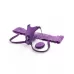 Фиолетовый пояс с вибровкладкой Ultimate G-Spot Butterfly Strap-On фиолетовый 