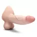 Телесный анальный фаллоимитатор Slipskin 9’’ Girthy - 23 см телесный 
