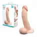 Телесный анальный фаллоимитатор Slipskin 9’’ Curved - 22 см телесный 
