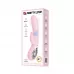 Нежно-розовый вибратор Nicola с вакуумной клиторальной стимуляцией - 24 см нежно-розовый 