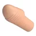 Телесная насадка на пенис с ребрышками Hoytt - 9 см телесный 