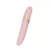 Розовый вибростимулятор с имитацией оральных ласк и функцией нагрева Eve розовый 