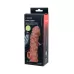 Насадка на фаллос с крупными бугорками Cock Sleeve 003 Size L - 17,6 см телесный 