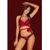 Пикантный комплект белья Sensuelia красный S-M