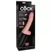 Хай-тек вибратор с функцией толкания 6.5 Thrusting Cock With Balls телесный 