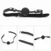 БДСМ-набор Deluxe Bondage Kit: маска, вибратор, кляп, плётка черный 