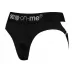 Черные трусики для насадок Heroine Lingerie Harness - size L черный L
