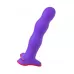 Фиолетовый фаллоимитатор Stubs Bouncer - 18,5 см фиолетовый 