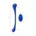 Синий многофункциональный вибратор Etern с пультом ДУ синий 