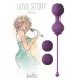 Набор фиолетовых вагинальных шариков Love Story Diva фиолетовый 