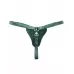 Изумрудные трусики с кольцом для насадок Emerald Panties изумрудный S-M-L