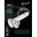 Прозрачный реалистичный фаллоимитатор Mr. Bold L - 18,5 см прозрачный 