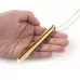 Золотистый вибромассажер-кулон Necklace Vibe золотистый 