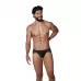 Черные трусы-джоки с ажурными вставками Urge Jockstrap черный M