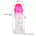 Прозрачно-розовая насадка на пенис Wilford - 13,5 см розовый 