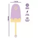 Сиреневый мини-вибратор в форме пломбира Vibrating Popsicle сиреневый 