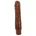 Коричневый реалистичный вибратор Rufus - 23,8 см коричневый 
