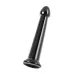 Черный нереалистичный фаллоимитатор Jelly Dildo L - 20 см черный 