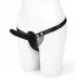 Женский страпон с вагинальной пробкой Silicone Strap-on Harness Dildo - 13,3 см черный 