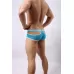 Голубые мужские трусы-хипсы Cockon X Lace Boxer с вырезами голубой XL