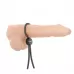 Серое эрекционное лассо на пенис Mr Dorcel серый 