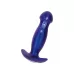 Синяя анальная вибропробка Buttocks The Wild Magn Pulse Vibrating Plug - 15 см синий 