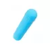Голубая силиконовая перезаряжаемая вибропуля Murr - 10 см голубой 
