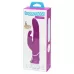 Лиловый вибратор Curve Thrusting Rechargeable Rabbit Vibrator - 24,1 см лиловый 