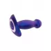 Синяя анальная вибропробка Buttocks The Wild Magn Pulse Vibrating Plug - 15 см синий 