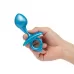 Голубая анальная пробка для массажа простаты Bulb Silicone Prostate Plug - 10,7 см голубой 