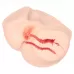 Телесный полуторс с двойным слоем материала и вибрацией Vanilla Onahole Real Vagina телесный 
