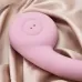 Розовый вибростимулятор точки G с нагревом Bendable Heating G-Spot Vibrator розовый 
