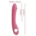 Розовый тонкий вибратор для точки G Slim G-Spot Rose - 21,4 см розовый 