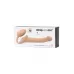 Телесный безремневой страпон Silicone Bendable Strap-On - size S телесный 