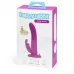 Лиловый страпон Rechargeable Vibrating Strap-On Harness Set - 17,6 см лиловый 