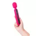 Ярко-розовый wand-вибратор Mashr - 23,5 см ярко-розовый 