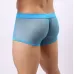 Мужские трусы-боксеры из сетки Cockcon Unzip-Me Boxer с пикантным принтом голубой XL