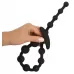 Черные анальные бусы Anal beads - 50 см черный 