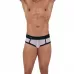 Полупрозрачные трусы-джоки Cult Jockstrap белый с черным S