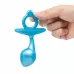 Голубая анальная пробка для массажа простаты Bulb Silicone Prostate Plug - 10,7 см голубой 