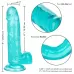 Голубой фаллоимитатор Size Queen 6  - 20,25 см голубой 