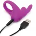 Фиолетовое эрекционное виброкольцо Happy Rabbit Rechargeable Rabbit Cock Ring фиолетовый 