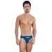 Синие мужские трусы-брифы с поясом Flashing Brief синий XL