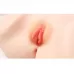 Телесный полуторс с двойным слоем материала и вибрацией Vanilla Onahole Real Vagina телесный 