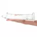 Большой стеклянный стимулятор 12’’ Glass Dildo With Veins   Flat Base - 28 см прозрачный 